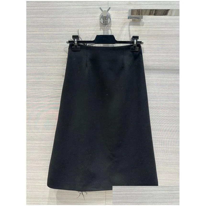 Skirts 2023 New Autumn Winter Designer A Skirts Fashion Brand Same Style Dress Luxury Womens 1104-8 Drop Delivery Apparel Women`S Clo Dh1Eo