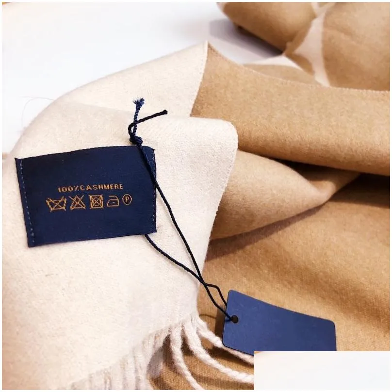 winter designer scarf luxury v scarves for women cashmere wool mens long shawl fashion classic letter cashmere scarves with box