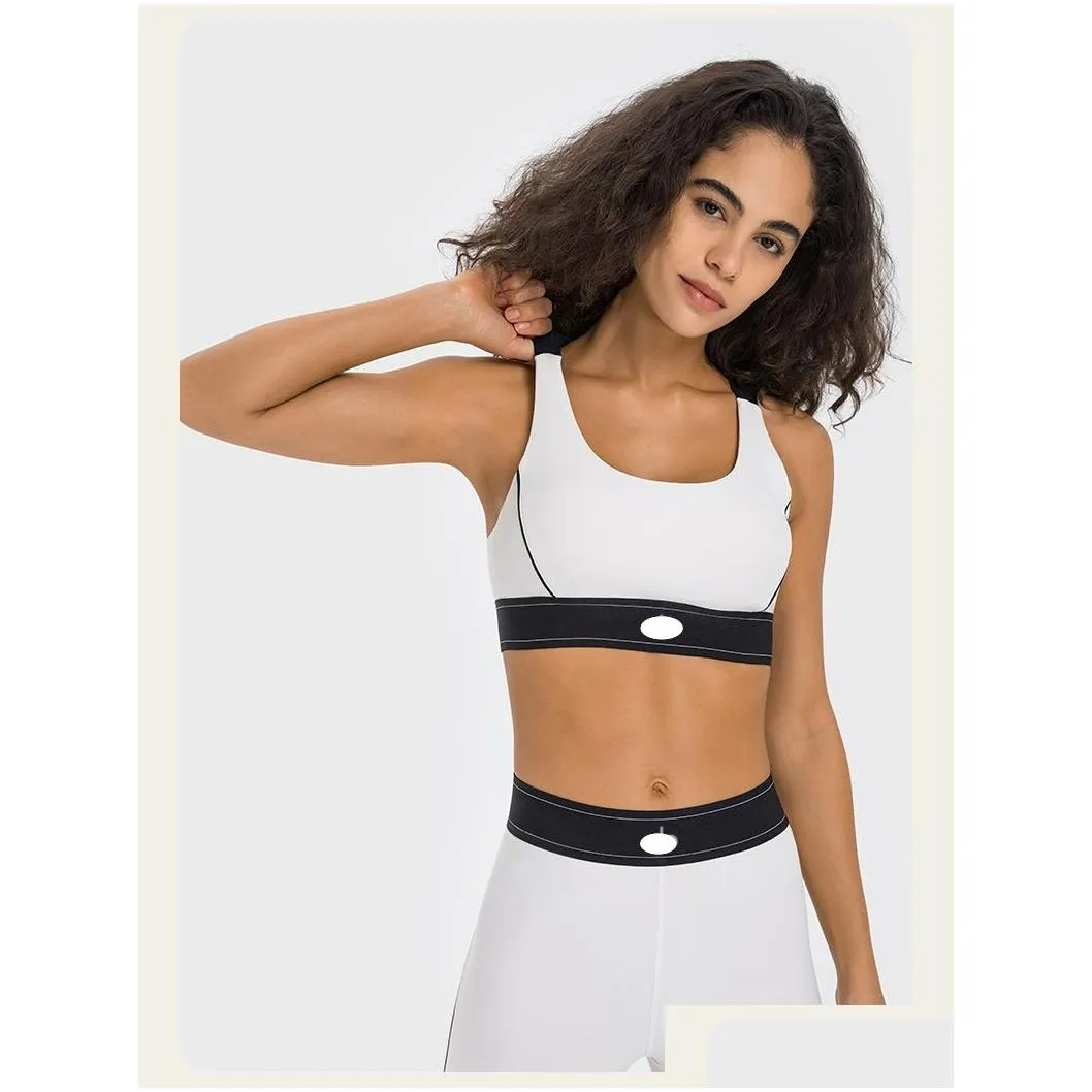 al-0010 adjustable shoulder strap sports bra elastic waist training yoga pants women activewear set