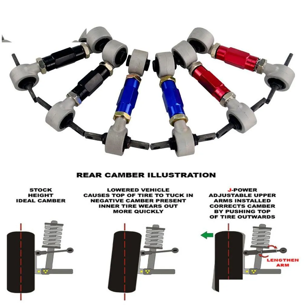 Control Arm Mount Rear Camber Kit For Honda Acura Civic Integra Crx Arm Eg Ek Dc2 Ef Pqy9851 Drop Delivery Automobiles Motorcycles Aut Otrtu