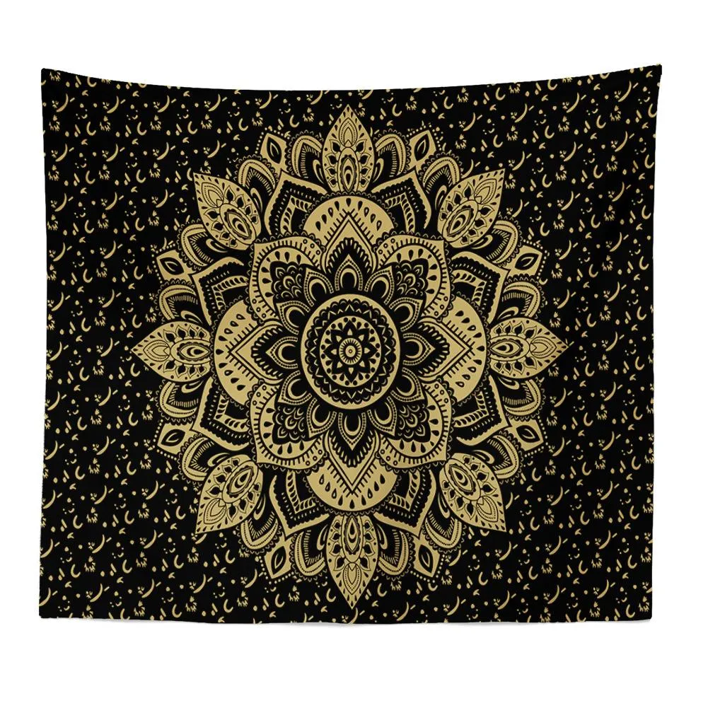 europe and america india mandala pattern living room bedroom tapestry home decoration geometric flower hanging cloth