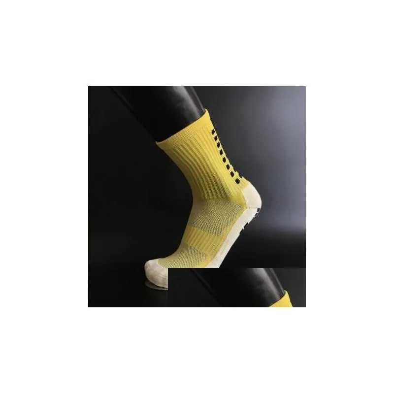Sports Socks High Quality Brand New Anti Slip Soccer Socks Cotton Football Men Sport Outdoor Socks3293 Drop Delivery Sports Outdoors A Dho4N
