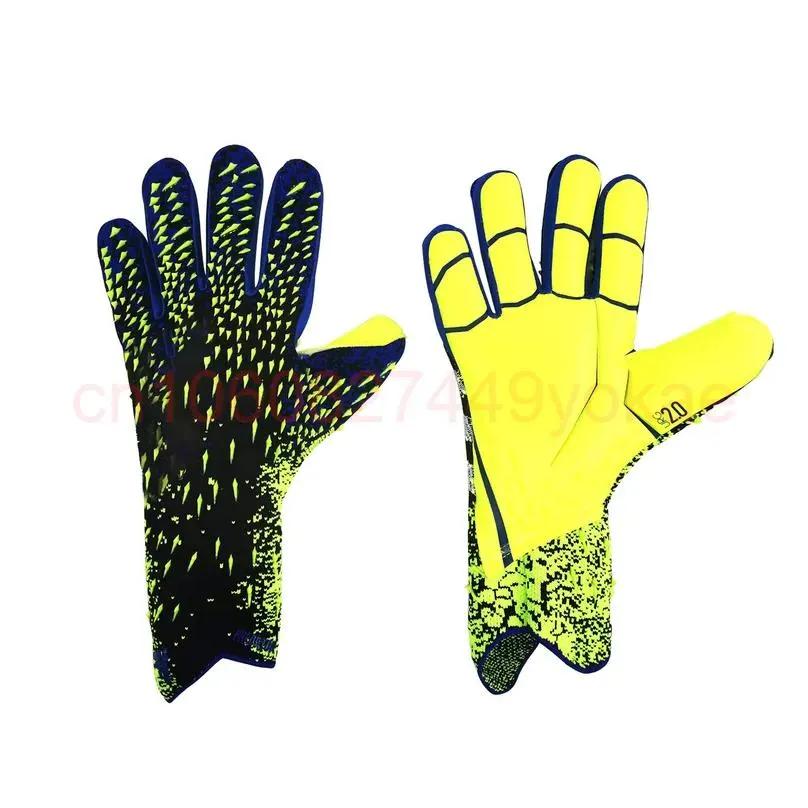 Sports Gloves 4Mm Design Men Goalie Soccer Goalkeeper Thicken Fl Latex Foam Profe 220811 Drop Delivery Dhawd