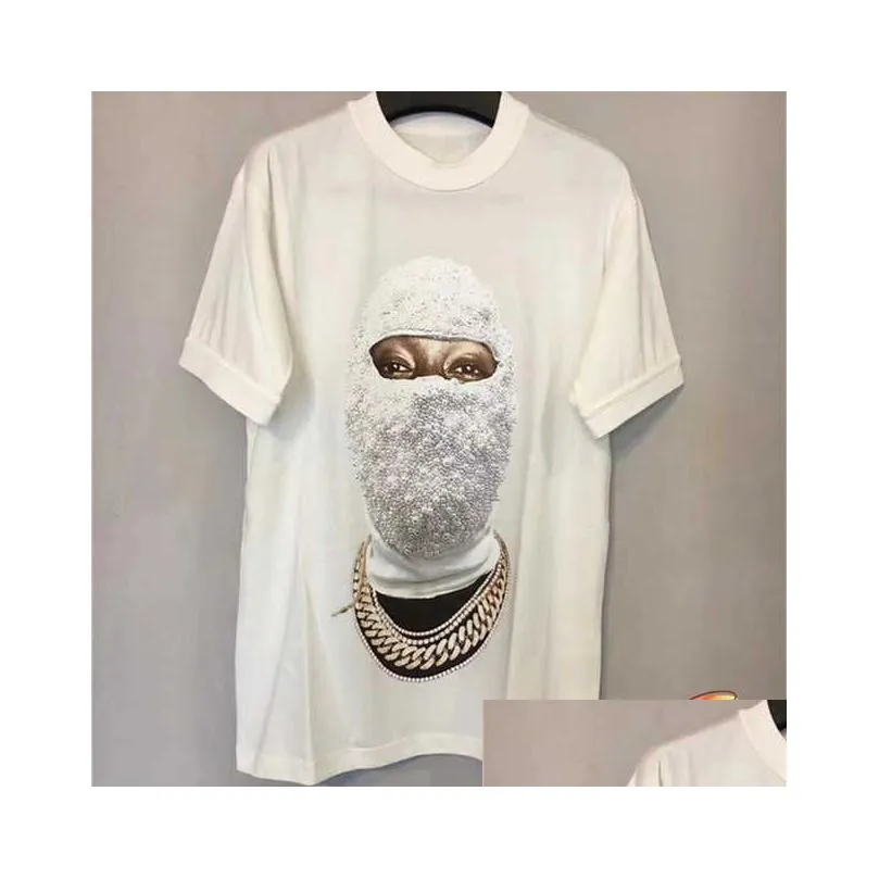 Men`S T-Shirts Mens T-Shirts 2022Ss Ih Nom Uh Nit Mask T-Shirt Men Women High Quality Pearl Man Graphic Tee Cotton Tops Summer Short S Dhnuz