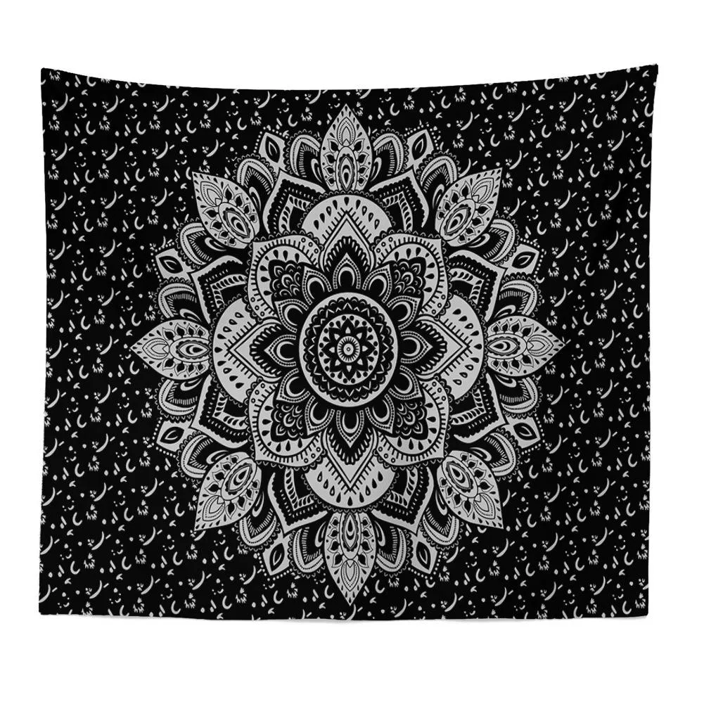 europe and america india mandala pattern living room bedroom tapestry home decoration geometric flower hanging cloth