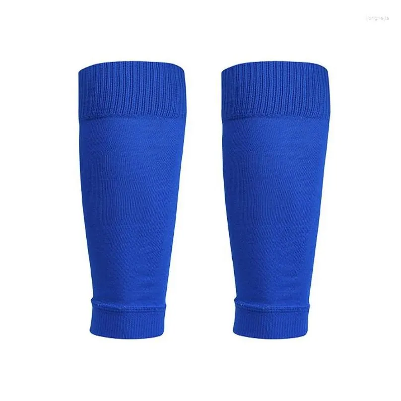 Sports Socks Plus Elasticity Size Soccer Shin Men Guards Adts Leg Kids Er Calf Sleeve Sport Football Pads Kicking Ball Protection Dro Dhm41