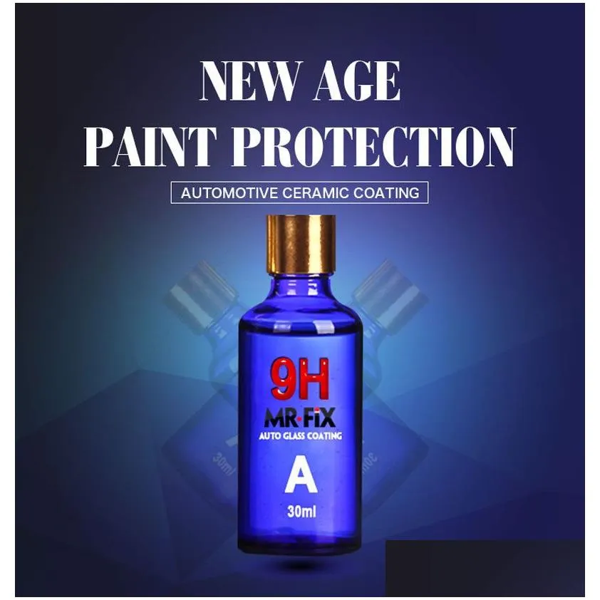 Care Products Car Cleaner Care Products Mr Fix 9H Liquid Ceramic Coat Polish Anti-Scratch Motocycle Paint Glasscoat Anti-Aging Coating Dhorq