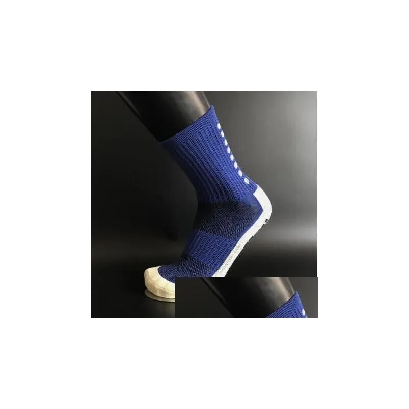 Sports Socks High Quality Brand New Anti Slip Soccer Socks Cotton Football Men Sport Outdoor Socks3293 Drop Delivery Sports Outdoors A Dho4N