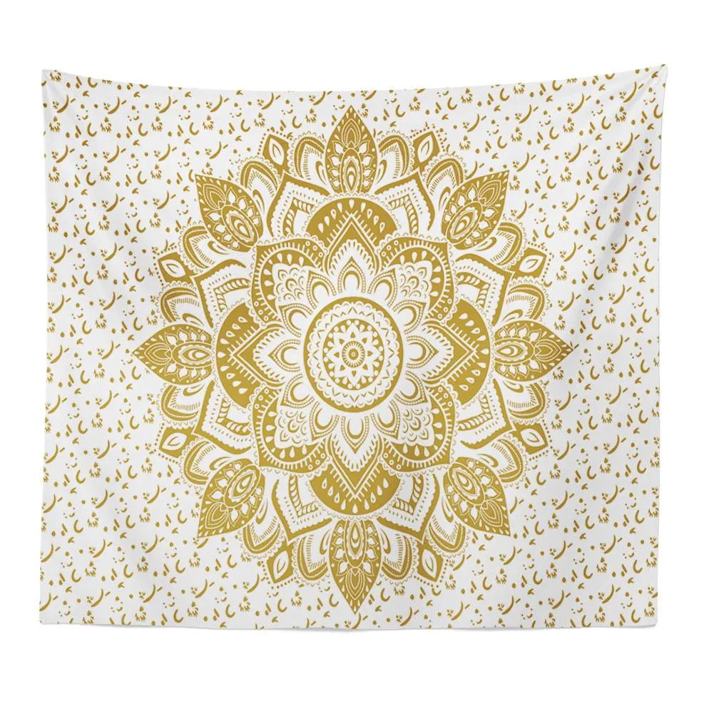 europe and america india mandala pattern living room bedroom tapestry home decoration geometric flower hanging cloth