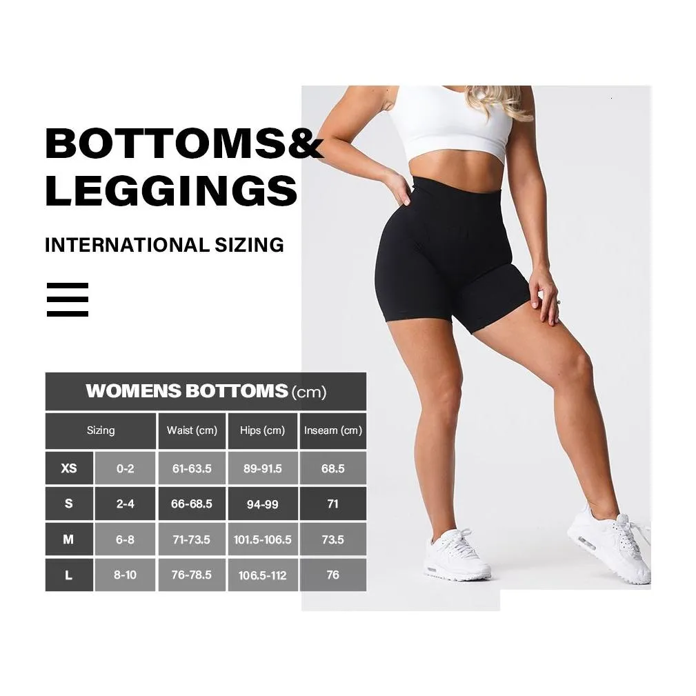 Nvgtn Spandex Solid Seamless Shorts Women Soft Workout Tights Fitness  Outfits Pants Gym Wear_s