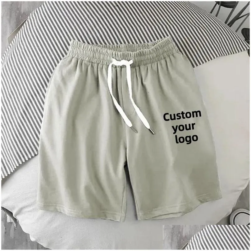 Men`S Shorts Mens Shorts Custom Your Quick Drying Beach Summer Fivepoint Pants Casual Fitness Diy Printed Ice Silk Cool 230710 Drop D Dhh0P
