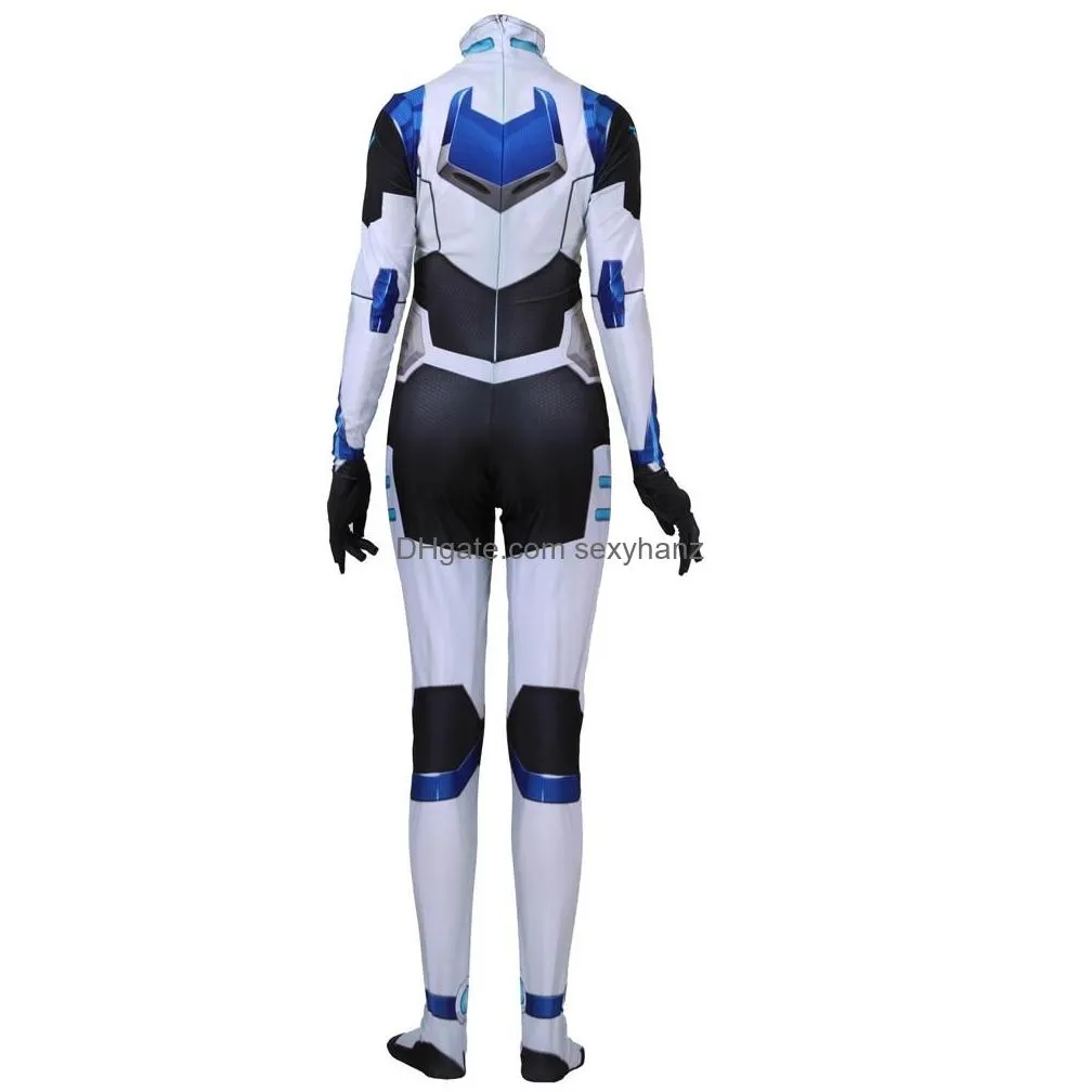 adult kids voltron legendary defender cosplay costume blue paladin zentai bodysuit suit jumpsuits