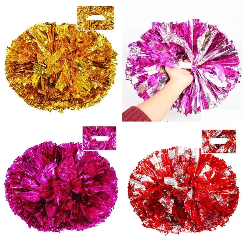 Cheerleading Game Cheerleader Pom Poms Pompoms Cheer Majorettes Hand Flower Aerobics Balls Sports Items For 2Pc 230811 Drop Delivery Dhmku