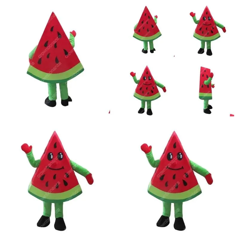 high quality custom watermelon mascot costume cartoon character outfit suit xmas outdoor party festival dress promotional advertising