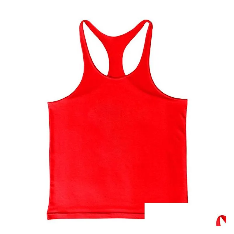 Men`S Tank Tops Mens Tank Tops Y-Back Muscle A-Shirts Tanks Mtipack Drop Delivery Apparel Underwear Men`S Underwear Dhaim