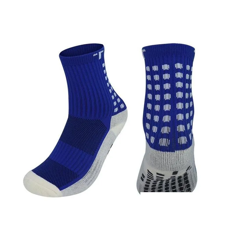 mix order sales football socks non-slip football trusox men`s soccer socks quality cotton calcetines with trusox
