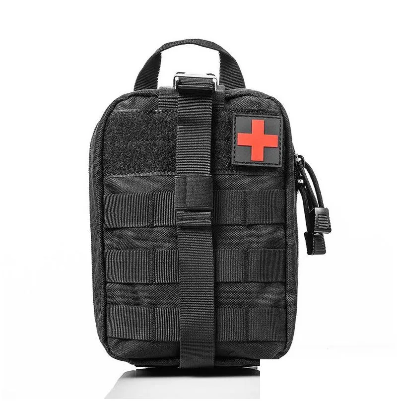 First-Aid Packets Tactical First Aid Kit Empty Bag Emt Medical Emergency Pouch Molle Compact Ifak For Home Outdoor Climbing Hiking272 Dhh0X