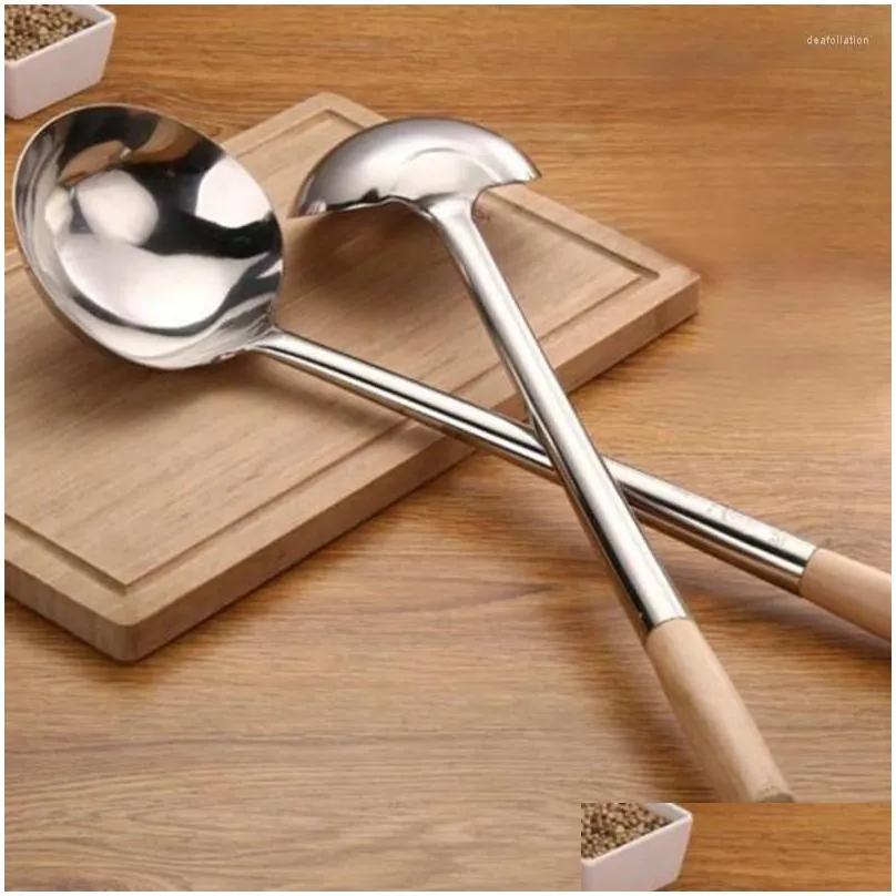 spoons long handle soup ladle cooking utensils spoon wok kitchen tool