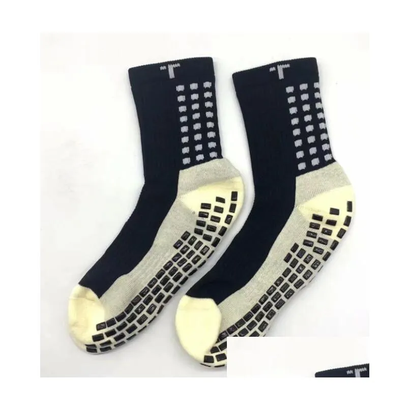 mix order sales football socks non-slip football trusox men`s soccer socks quality cotton calcetines with trusox