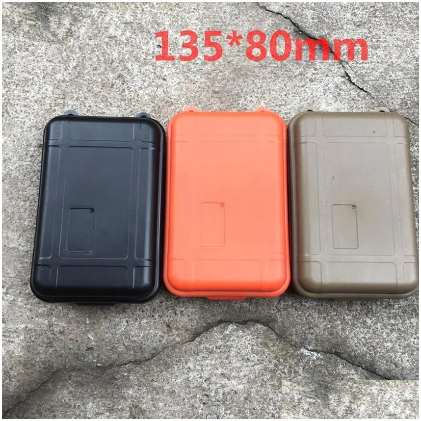 Outdoor Gadgets Outdoor Wild Survival Tool Box Edc Kit Shockproof Waterproof Dustproof Sealed Storage Case Container Gadgets Cyz2572 D Dhmh2