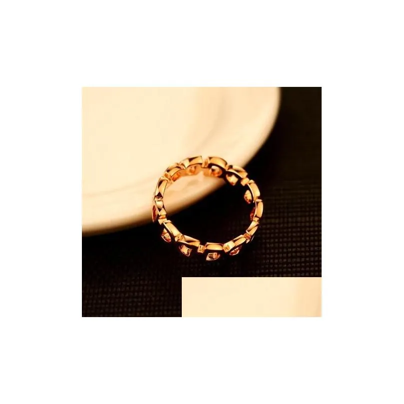 european brand gold plated letter d ring fashion gold ring vintage charms rings for wedding party vintage finger ring costume high-end jewelry