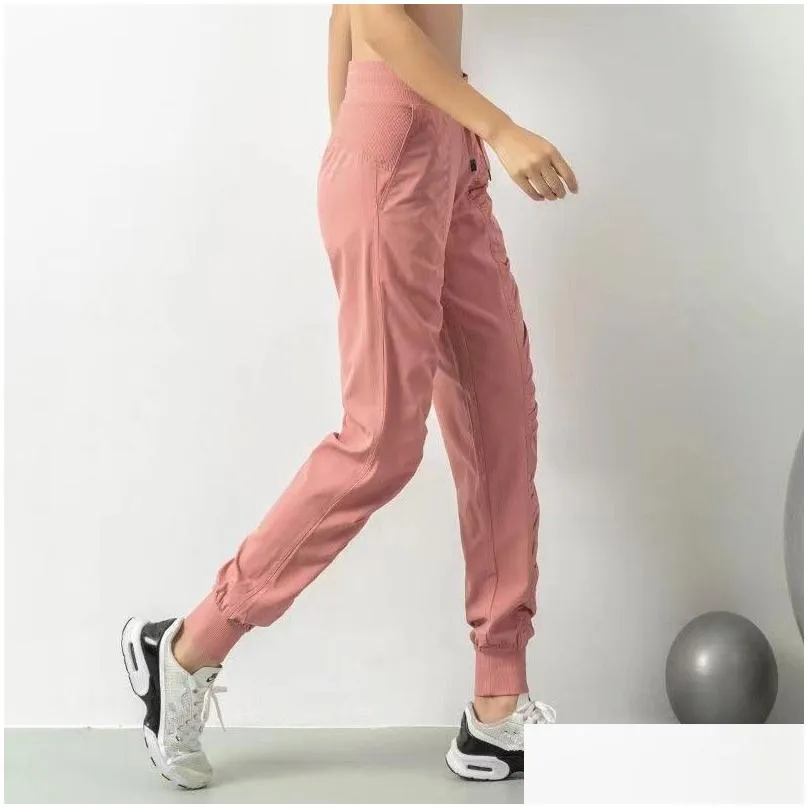 ll women yoga jogging pants loose sweatpants women`s fitness sports joggers running stretch slimming feet sweat pants