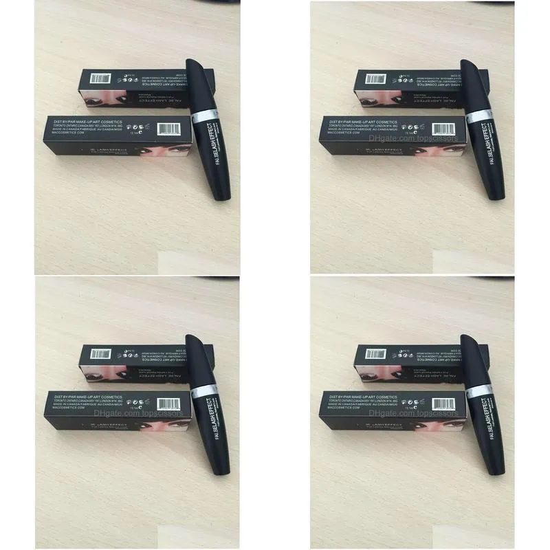 Makeup Tools 10Pcs Makeup Mascara False Lash Look Black Waterproof 13.1Ml Drop Delivery Health Beauty Dhkuv