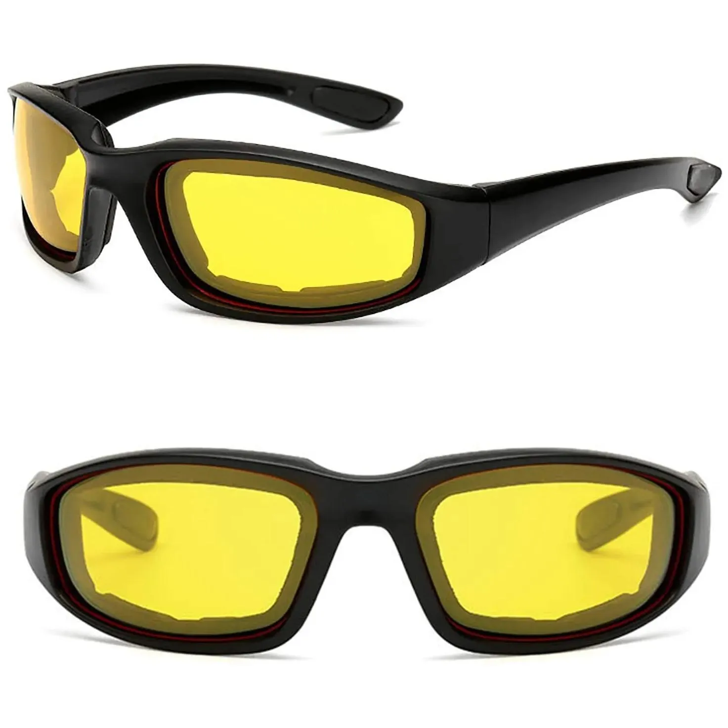 Outdoor Eyewear Fashionable Motorcycle Glasses Racing Anti-Glare Windproof Vintage Men Women Safety Eyeglasses Sunglasses Eye Drop De Dhvli