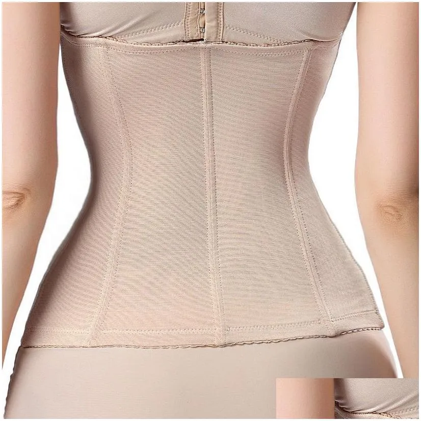 Women`S Shapers Waist Trainer Modeling Strap Body Shaper Slimming Fajas Belt Bustier Corset Shapewear Colombian Girdles Lj201211 Drop Dhu8C