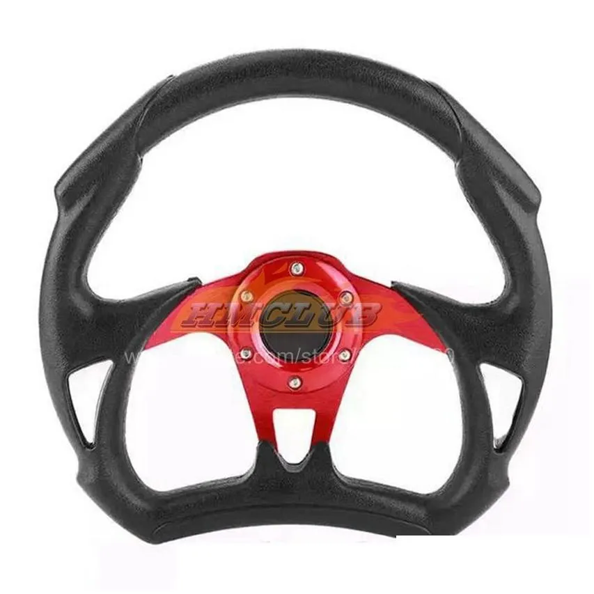 universal 13 inches 320mm carbon fiber leather modification racing sports car steering wheel with horn button pvc race drifting sport accessories steering