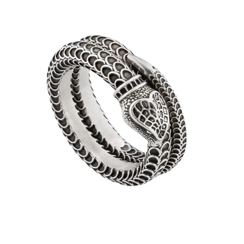 fashion unisex luxury ring for men women unisex ghost designer rings jewelry sliver color