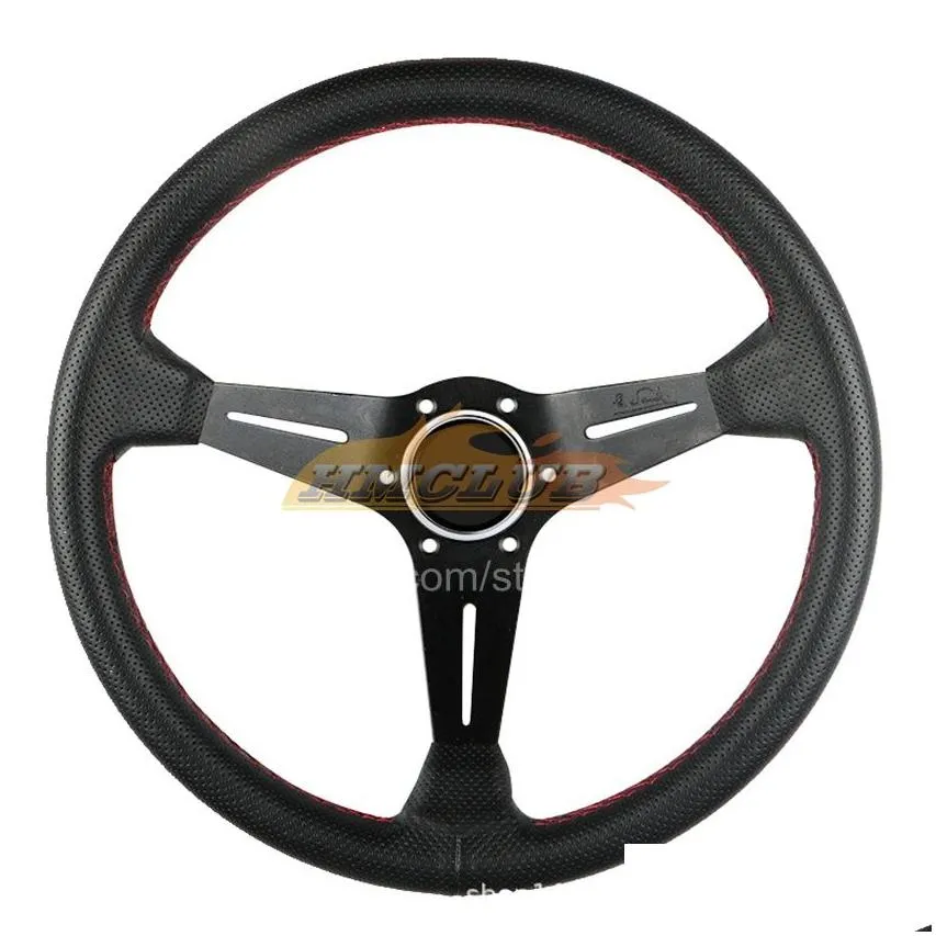 14 inches 350mm universal hot classic drift racing nardi steering wheel microfiber leather rally auto modification steering wheels with logo for vw 