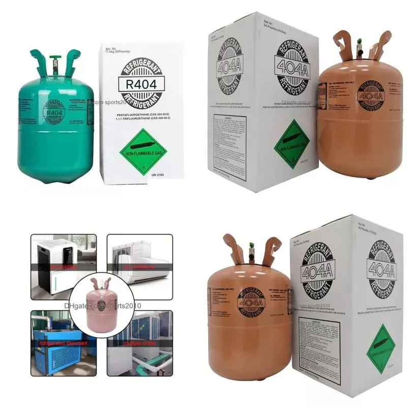 Refrigerators & Freezers Freon Steel Cylinder Packaging R404 30Lb Tank Refrigerant For Air Ship Conditioners Drop Delivery Home Garden Dh2Lx