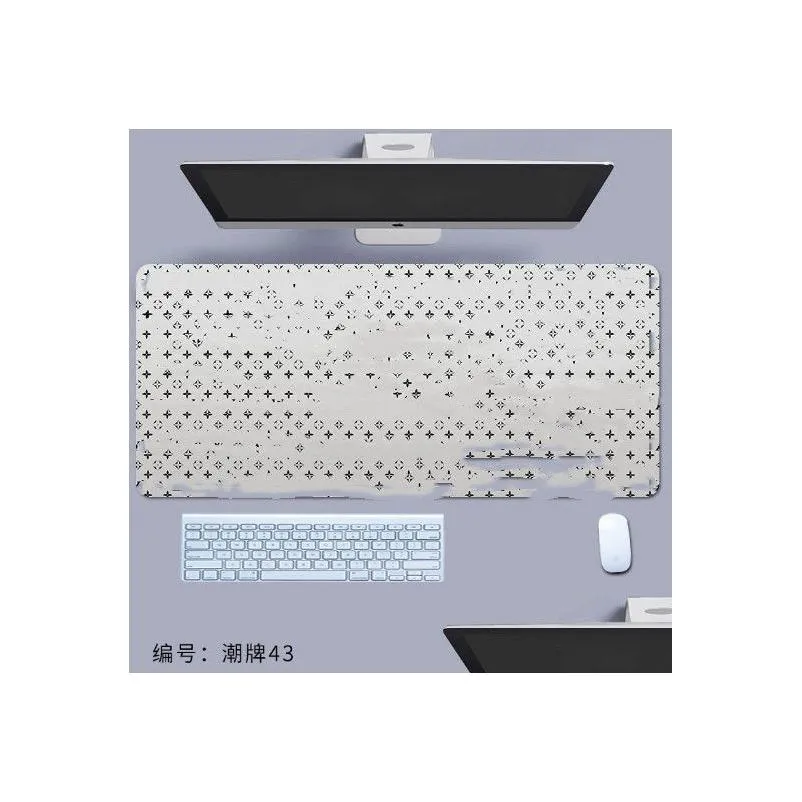 wholesale oversized mouse pad trendy brand graffiti game oversized computer keyboard pad thickened non-slip desk