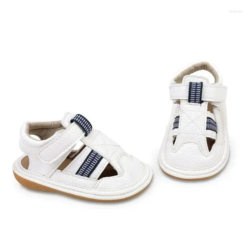 sandals infant baby boys patchwork/solid color anti-slip soft sole beach shoes toddler prewalker first walkers