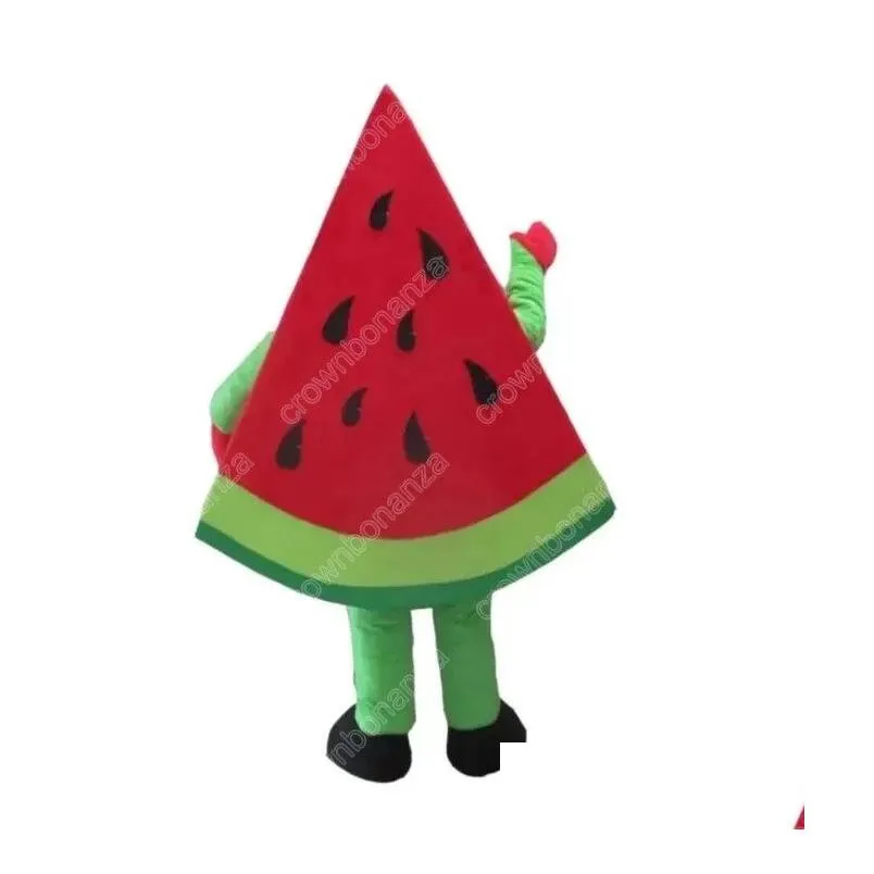 high quality custom watermelon mascot costume cartoon character outfit suit xmas outdoor party festival dress promotional advertising