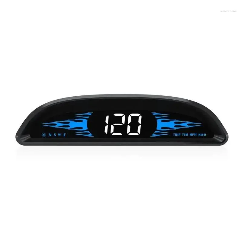 digital hud speedometer car portable monitor universal gps heads up display with mph speed