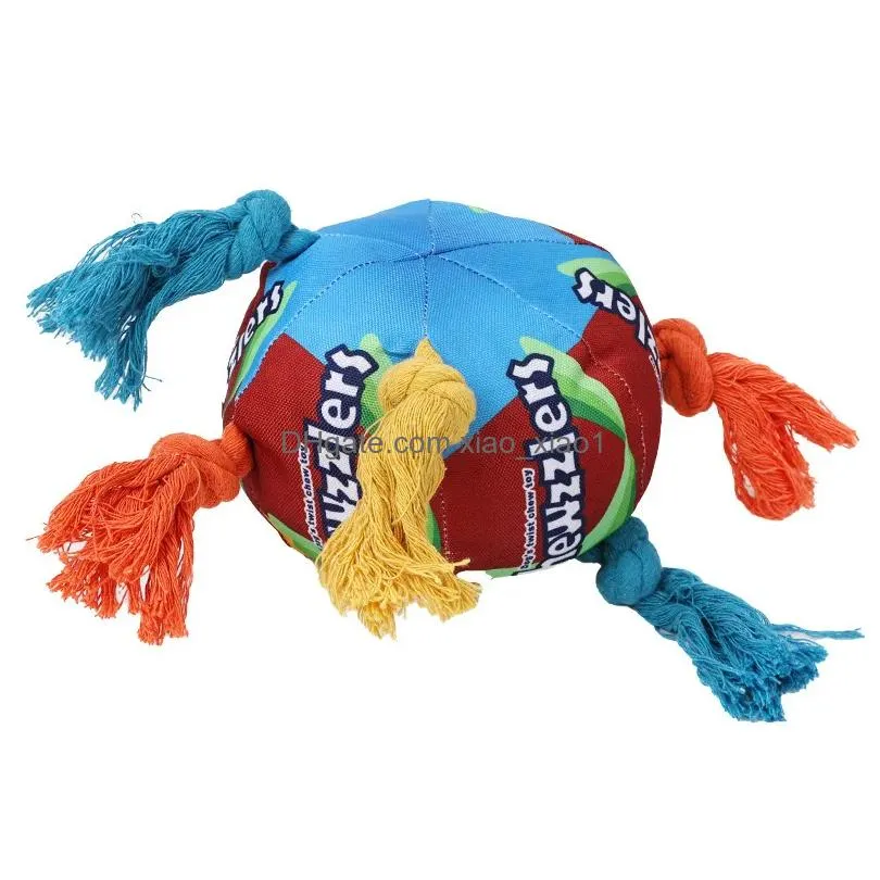 dog toy rainbow twizzlers dog grinding sound toy