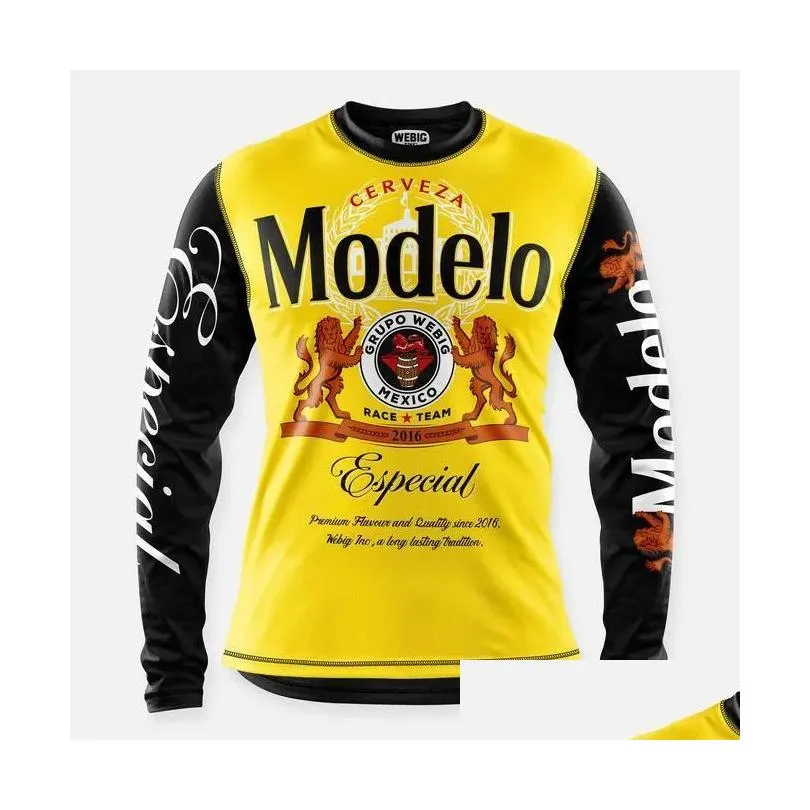 bmx moto mountain bike mens cycling dh enduro motocross jerseys sportswear downhill jersey bicycle clothing 220616