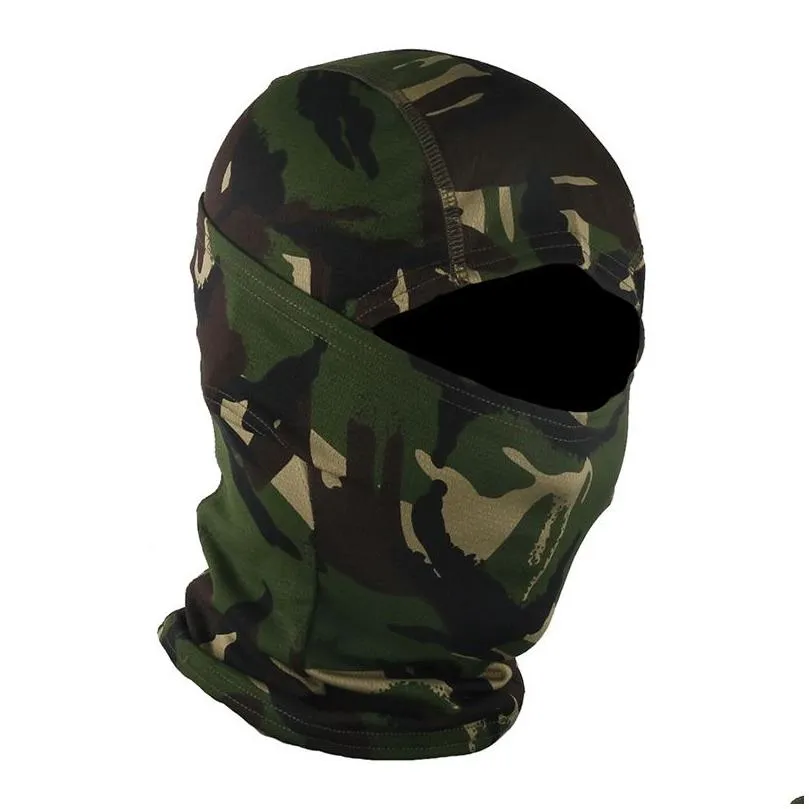 Tactical Hood Outdoor Sports Gear Airsoft Paintball Shooting Equipment Fl Face Protection Mask Tactical Typhon Camouflage Hood Drop D Dhqp9