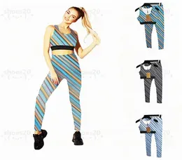 Classic Style Yoga Outfits Quick Dry Sports Vest Pants xury Clothing Fitting Elastic Leggings Womens Workout Sportswear Designer Sportswears3747797