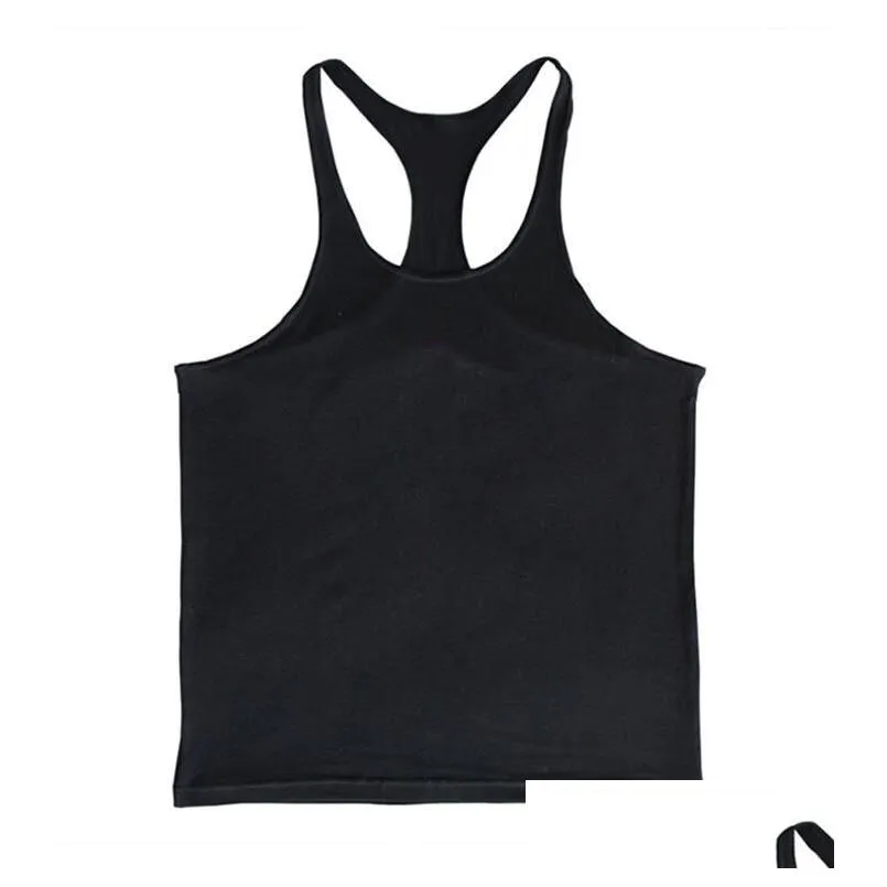 Men`S Tank Tops Mens Tank Tops Y-Back Muscle A-Shirts Tanks Mtipack Drop Delivery Apparel Underwear Men`S Underwear Dhaim