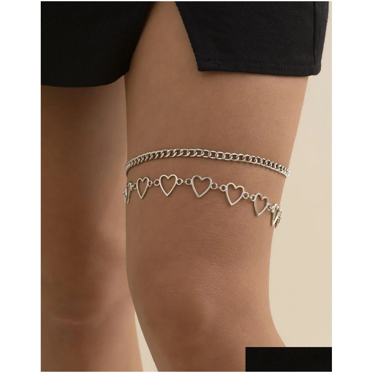 fashion 4pcs/set anklet bracelet for women foot accessories summer beach barefoot sandals bracelet ankle on the leg female ankle leg