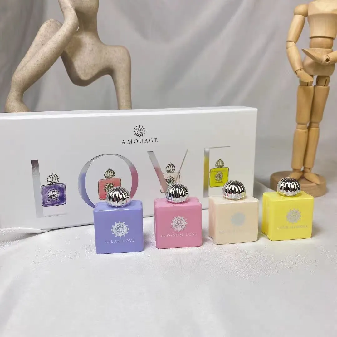 Perfume sample Gift Box Floral fragrance with long-lasting fragrance the secret garden collection Mini 4*7.5ML for women and men