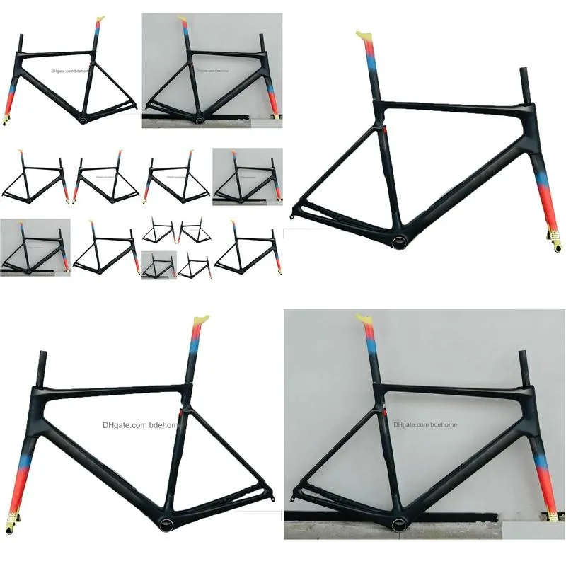 Car & Truck Racks 2023 V4Rs Road Bike Carbon Frame Bicycle Racing Disc Brake Model Ups Dpd Xdp Drop Delivery Sports Outdoors Cycling B Dha4V