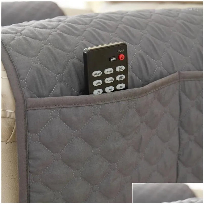 storage bags 3pcs sofa with pockets soft armchair non-slip remote control holder bag stylish armrest