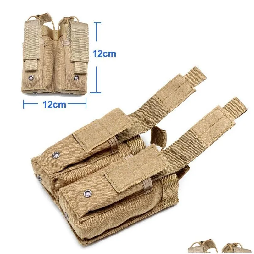 Multi-Function Bags Airsoft Gear Assat Combat Bag Vest Camouflage Pack Fast Cartridges Clip Carrier Ammo Holder Tactical Mag Four Mag Dhivj