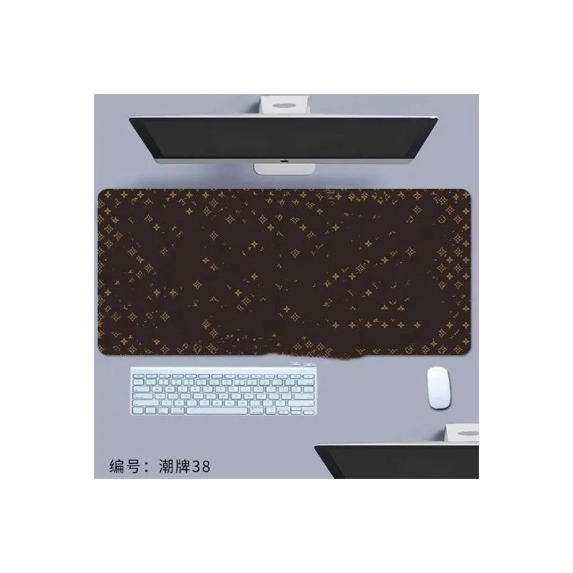 oversized mouse pad trendy brand graffiti game oversized computer keyboard pad thickened non-slip desk top quality