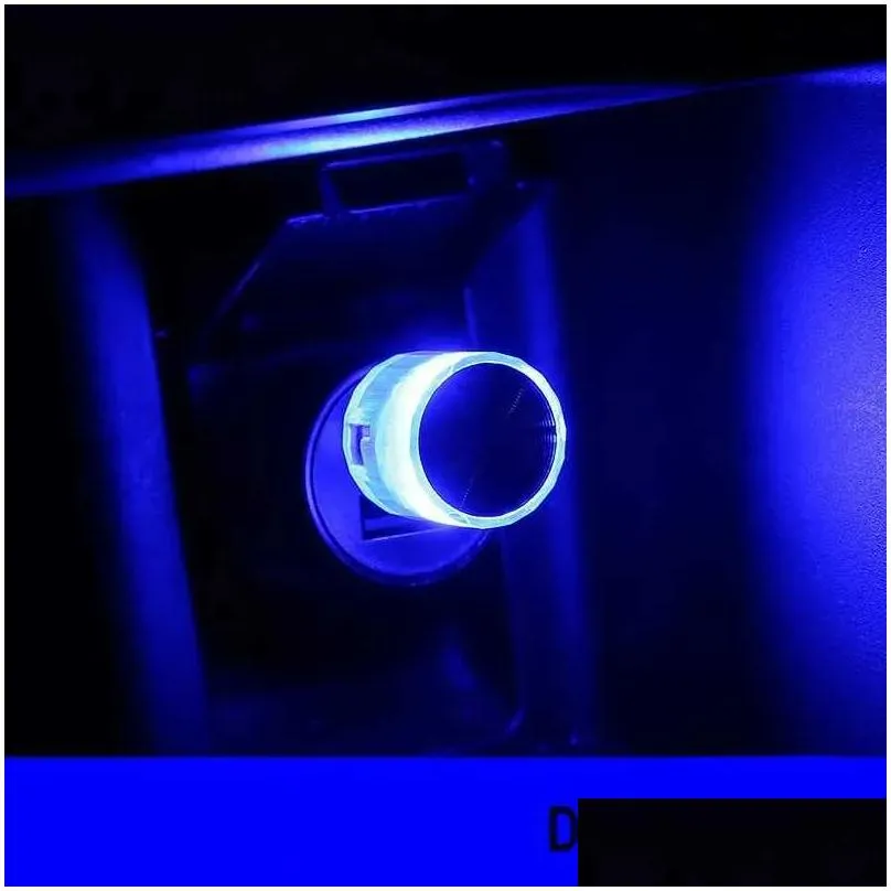 car usb ambient light mini led decorative atmosphere lamps for auto interior environment computer portable plug play