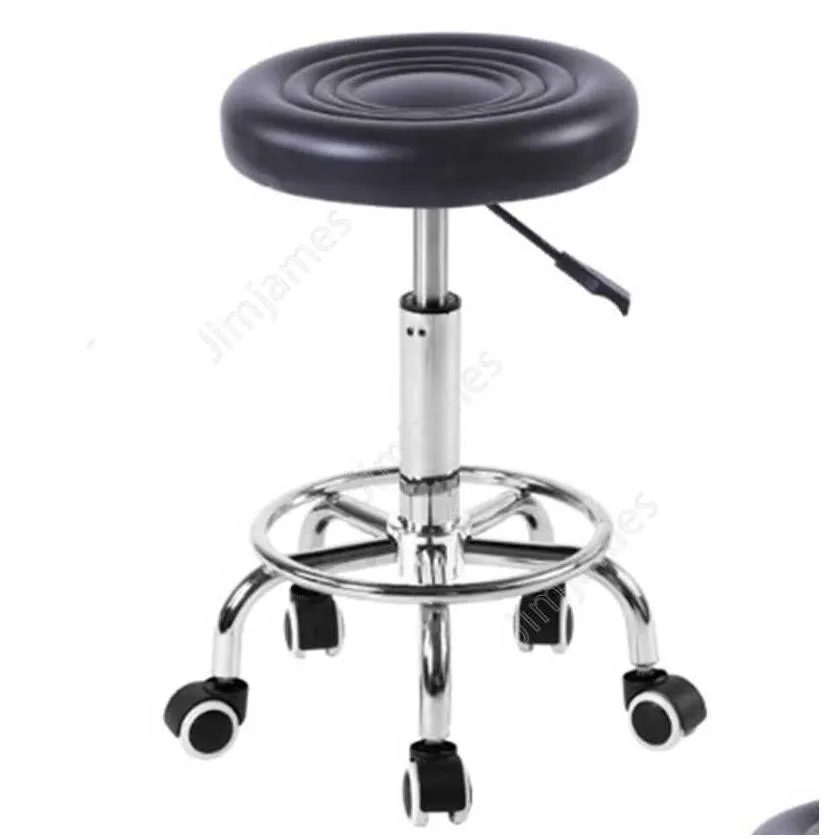 hydraulic adjustable salon stool swivel rolling tattoo chair spa massage commercial furniture sea shipping daj314